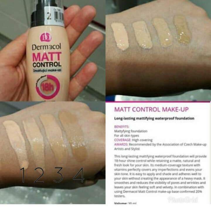 Dermacol Matt Control Swatch