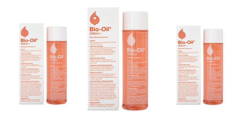 bio oil gel in sarcina)