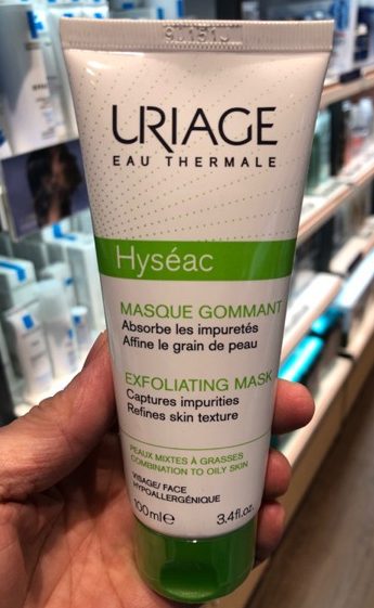 uriage hyseac exfoliating mask