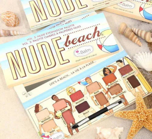 TheBalm Nude Beach Review si Pareri | Paleta machiaj cu farduri nude