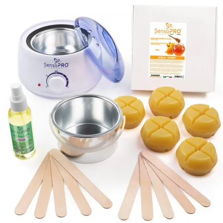 Kit Epilare Ceara Traditionala Refolosibila SensoPRO Milano Honey