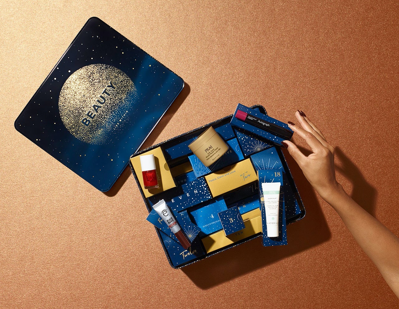 advent calendar makeup