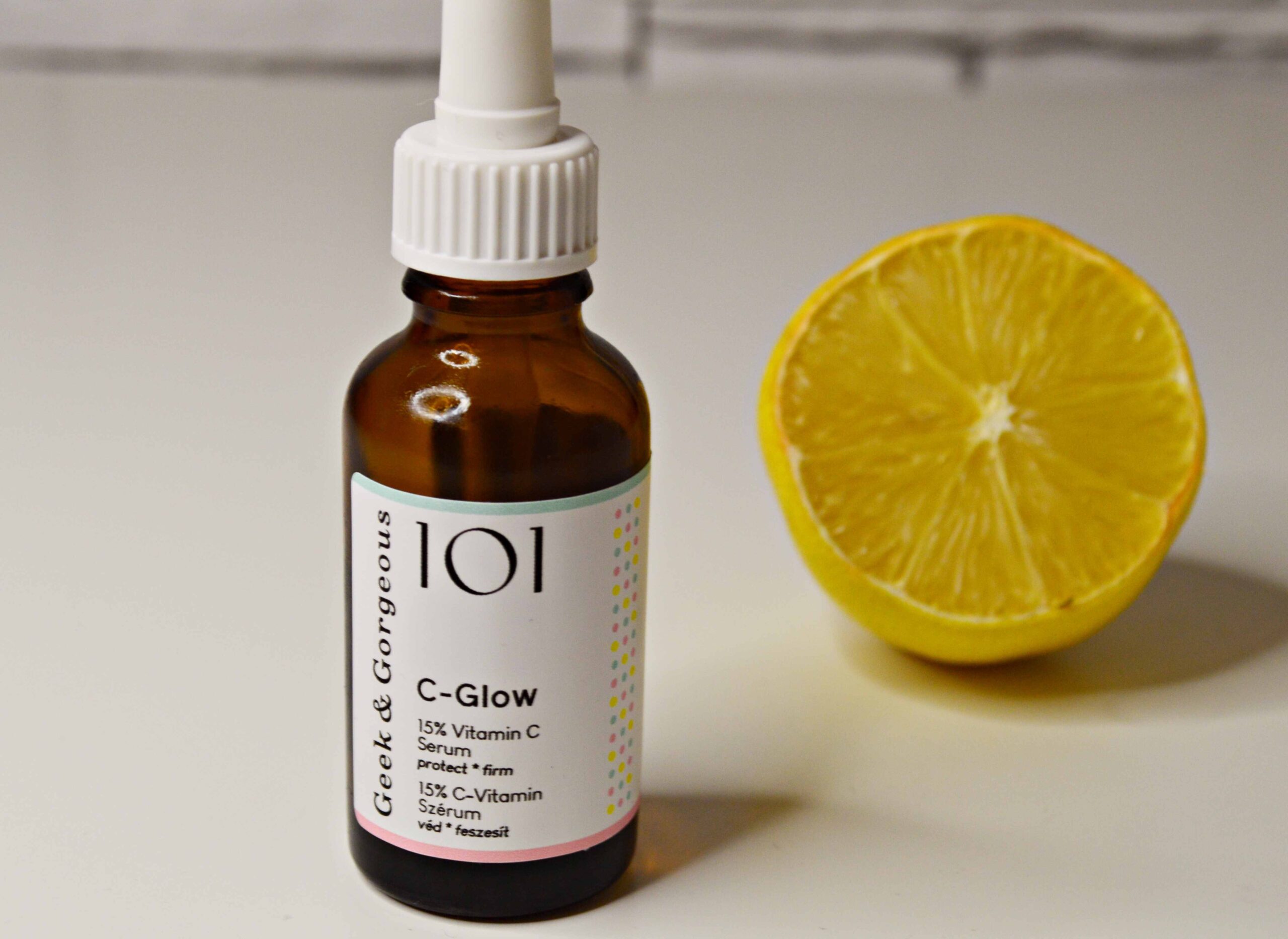 Geek & CGlow Review & Pareri despre serul cu vitamina C