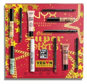 advent calendar NYX Professional Makeup Gimme SuperStars! 12 Days Vegan Calendar