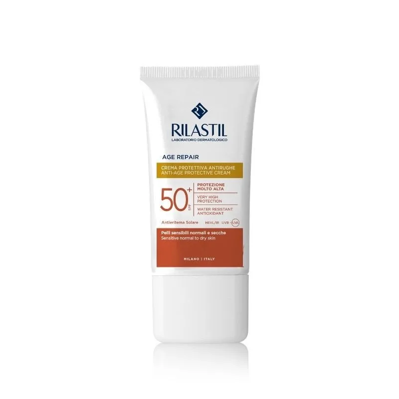 Rilastil Sun System SPF 50+ Ten Age Repair crema Review si Pareri