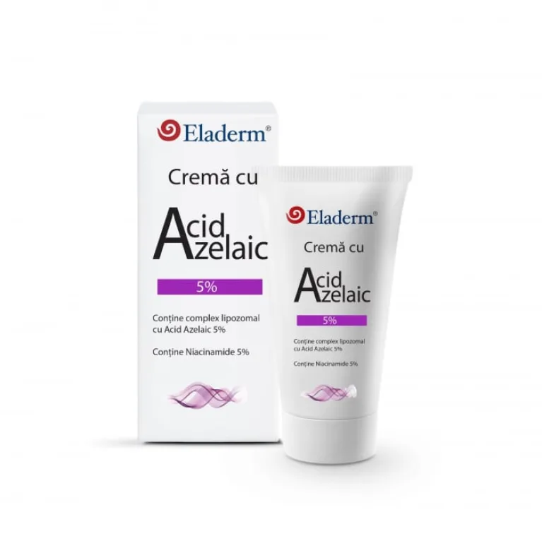 Eladerm crema cu 5% complex lipozomal de Acid Azelaic si 5% Niacinamide Review si Pareri personale