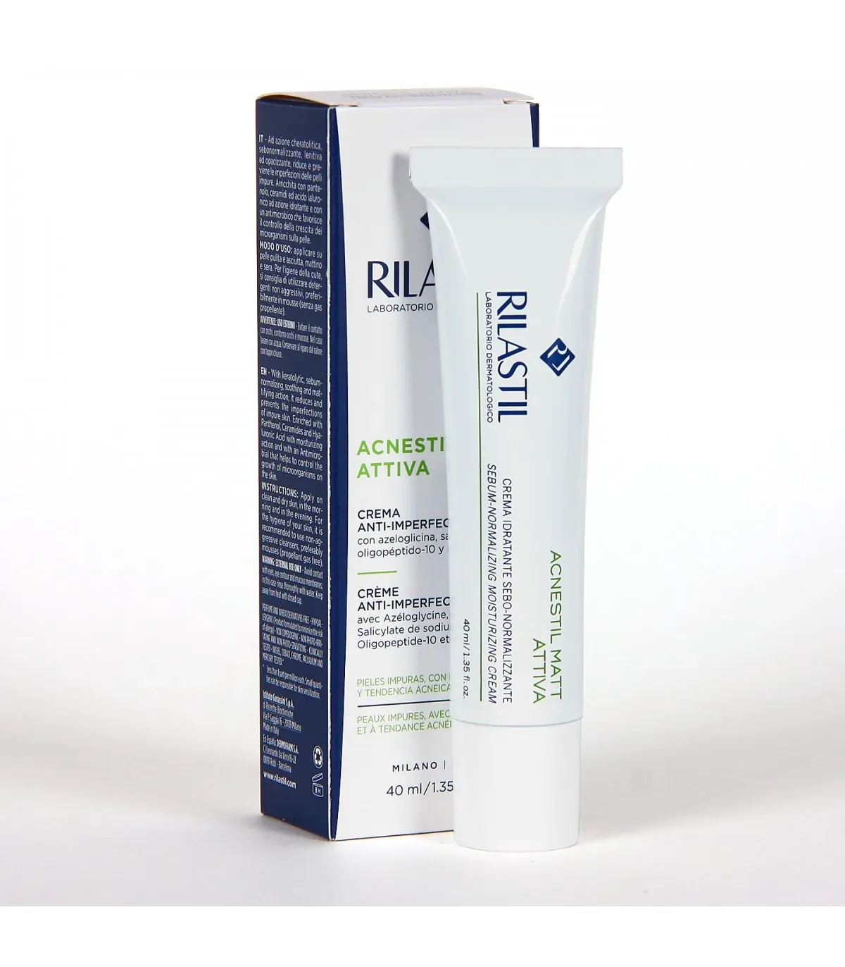 Rilastil Acnestil crema tratament Review si Pareri
